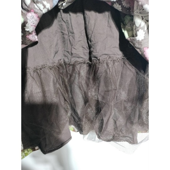 Bonnie Jean sleeveless dress girls size 10 brown with multi-color floral - Picture 6 of 6